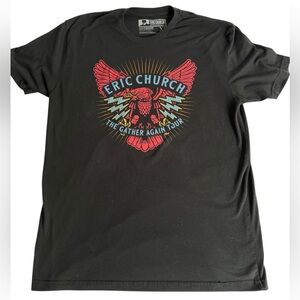 Vintage Official Eric Church The Gather Again 2021-2022 Tour T-Shirt Size XL